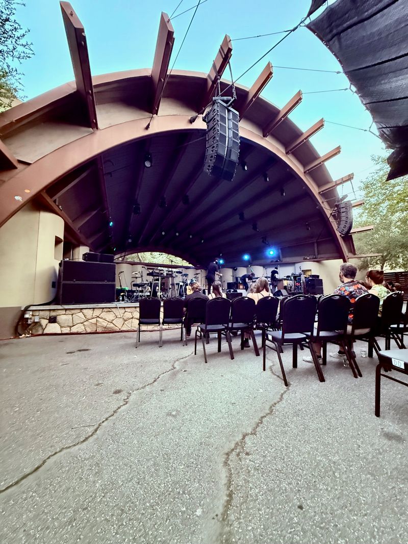 The Libby Bowl in Ojai, shortly before a show.