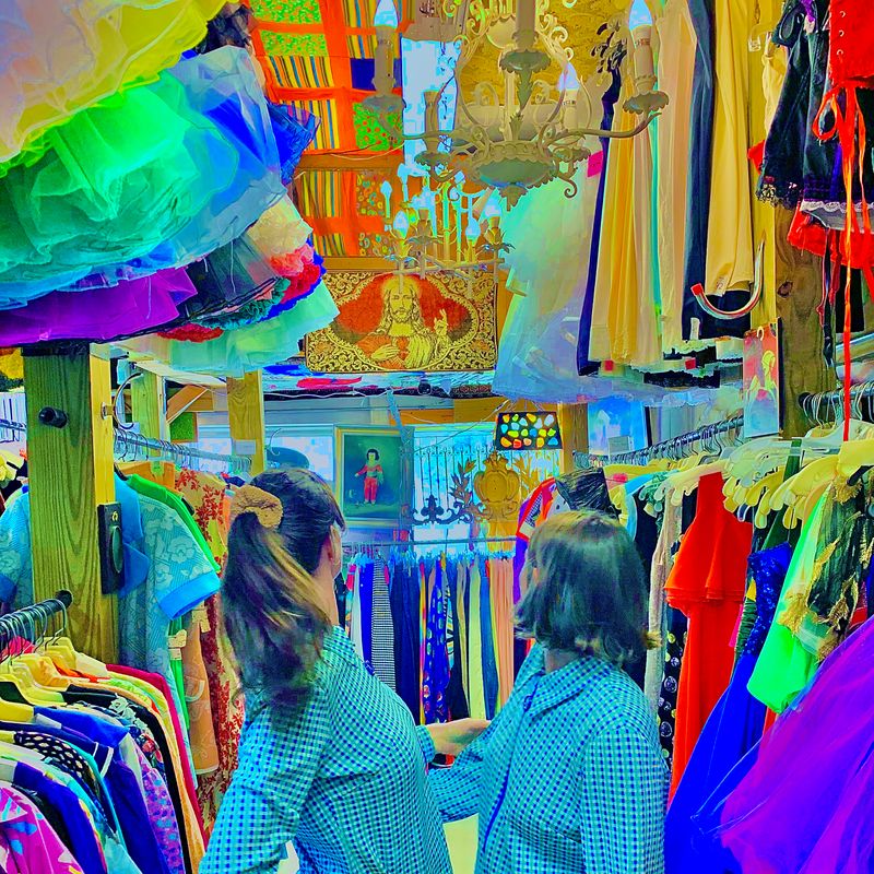 Maximum thrift store saturation.